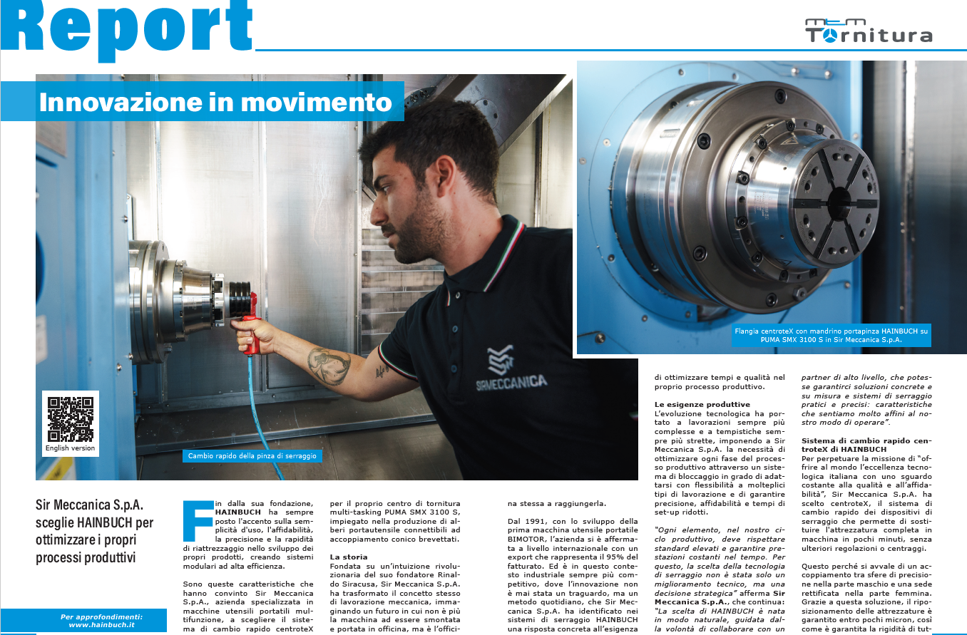 Sir Meccanica  ottimizza i processi con centroteX