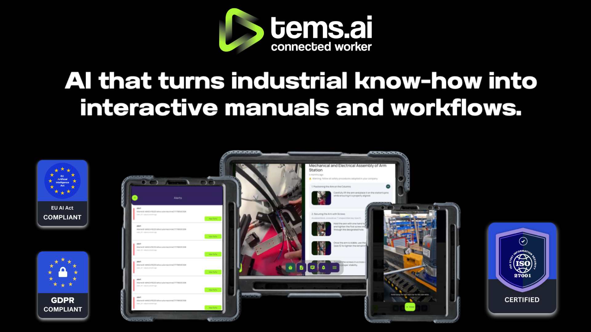 Tems.AI Connected Worker Platform