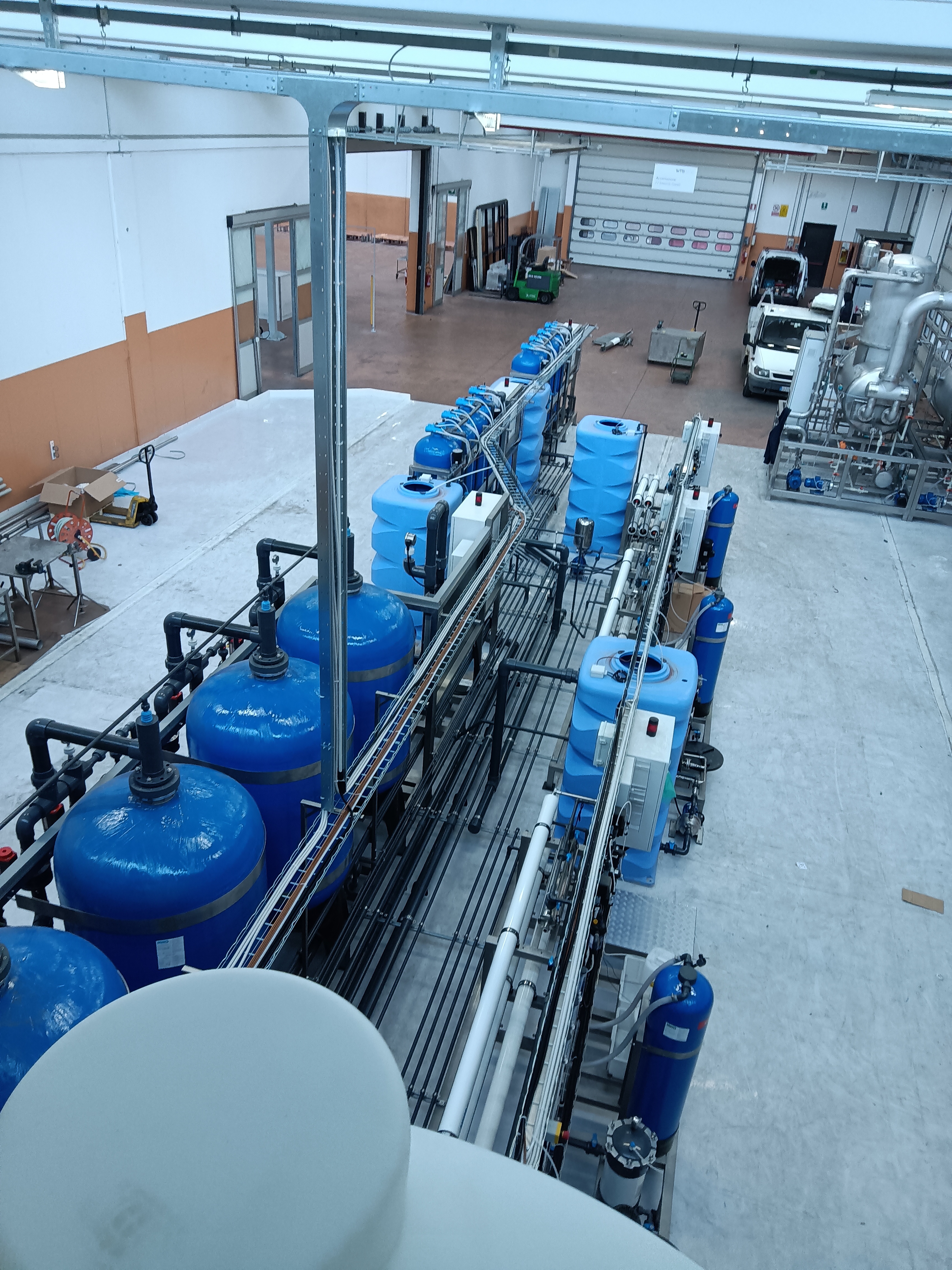 Impianto scarico "zero" rubinetteria