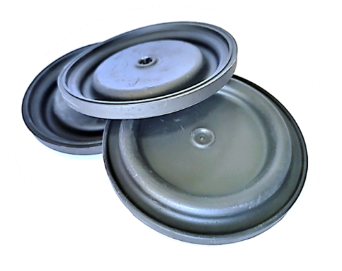 Membrane in gomma e gomma telata