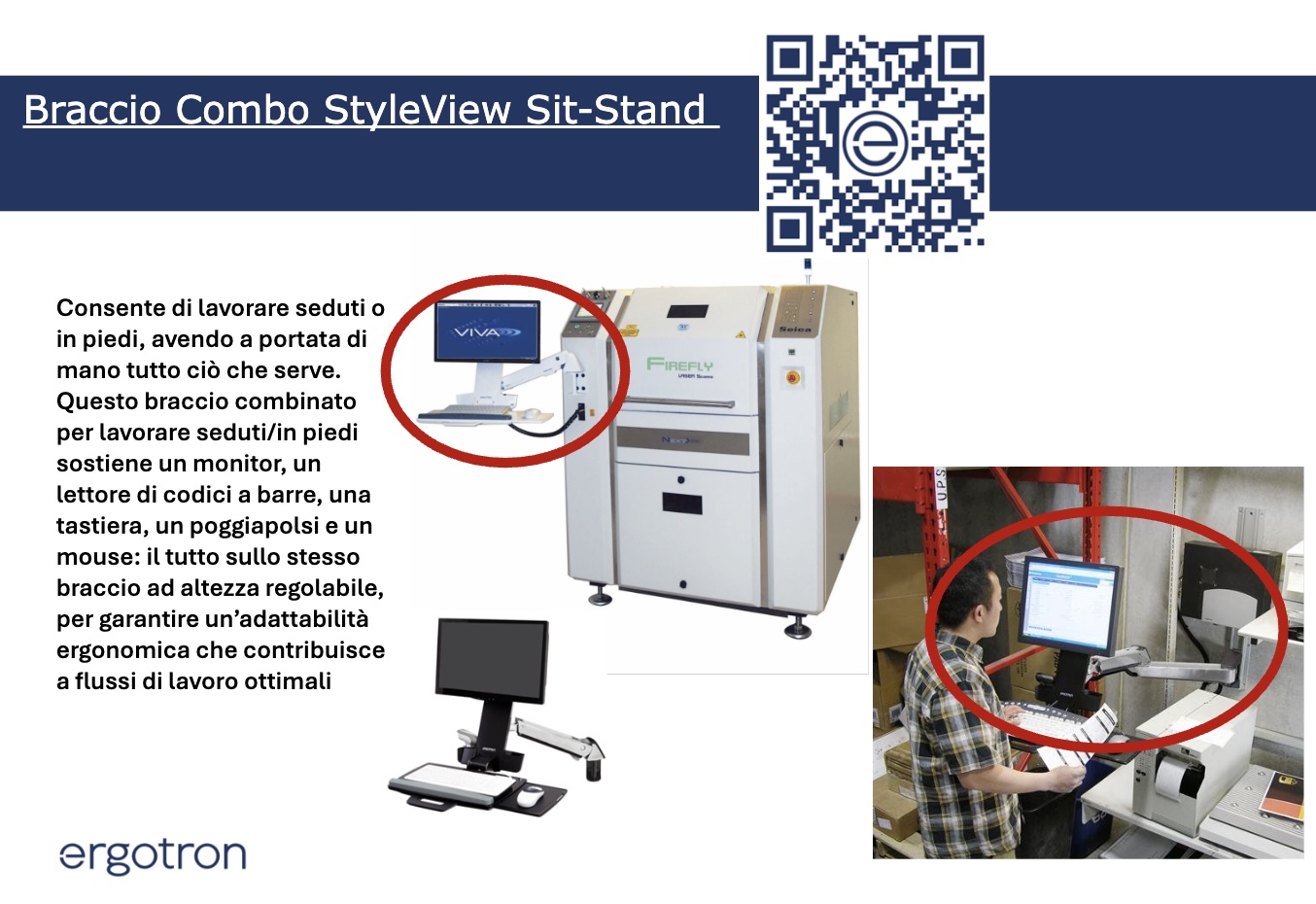 Braccio Combo StyleView Sit-Stand