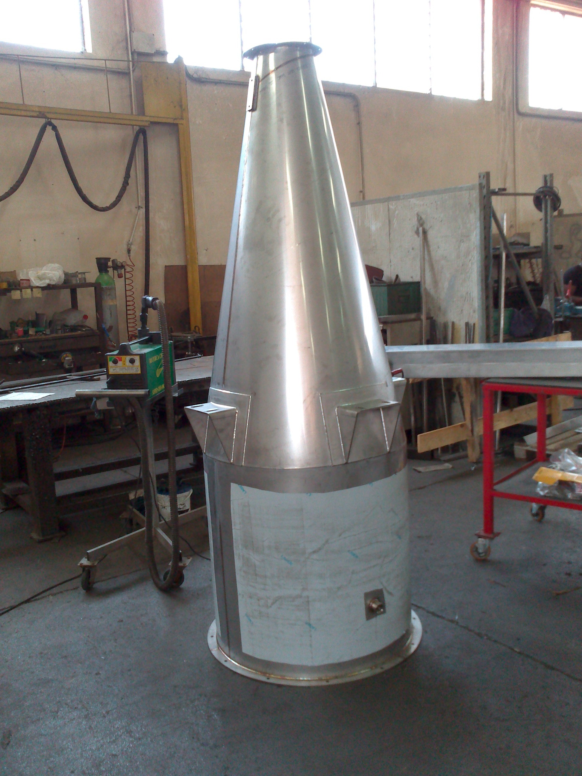 silos in lamiera inox