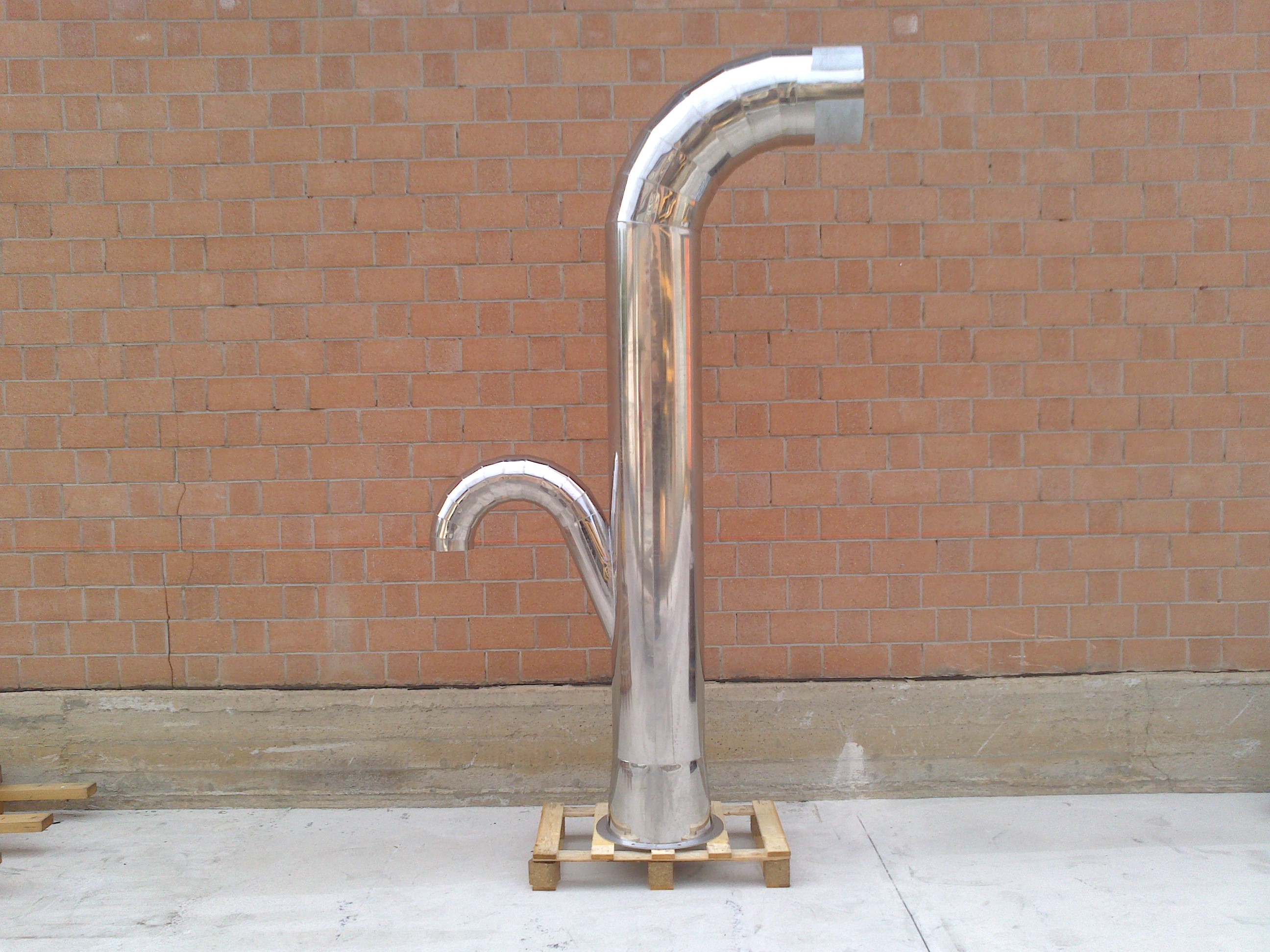 tubazioni in lamiera inox