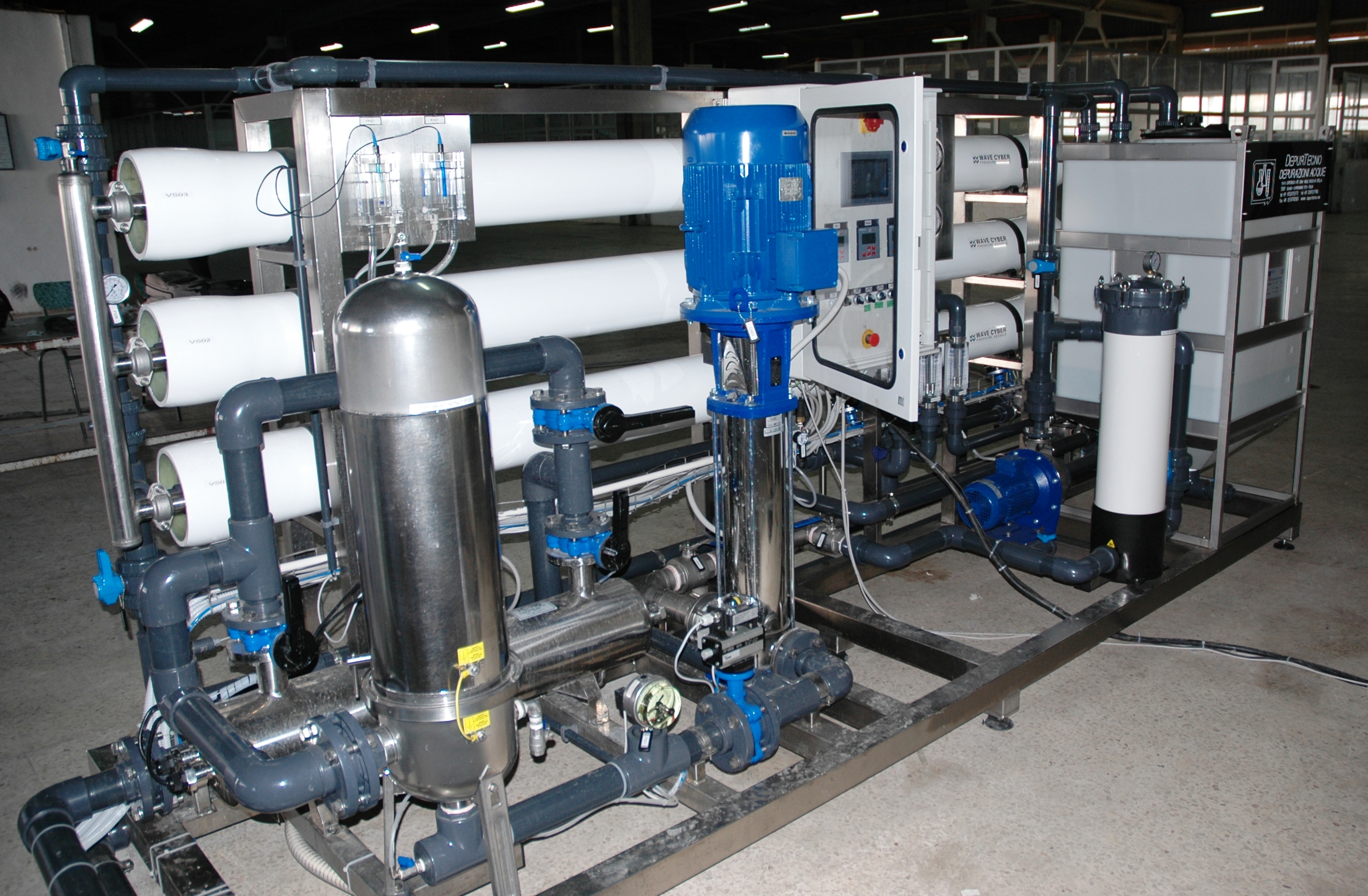 Impianto di osmosi inversa 10 mc/ora