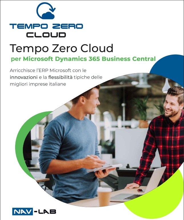 App TEMPO ZERO CLOUD per ERP MICROSOFT BUSINESS CENTRAL