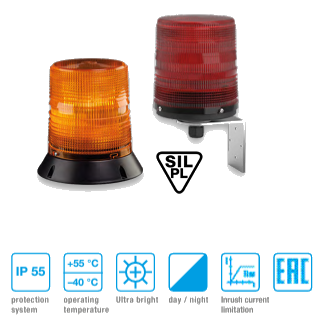 Luce led di sicurezza multifunzione certificata SIL